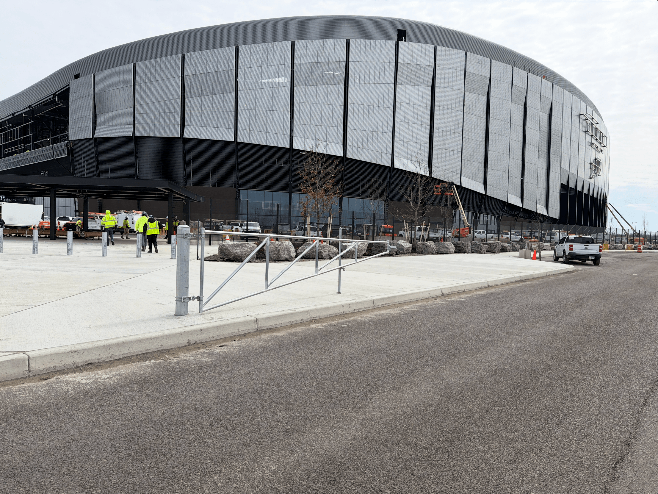 Exterior of the new Highmark Stadium. 